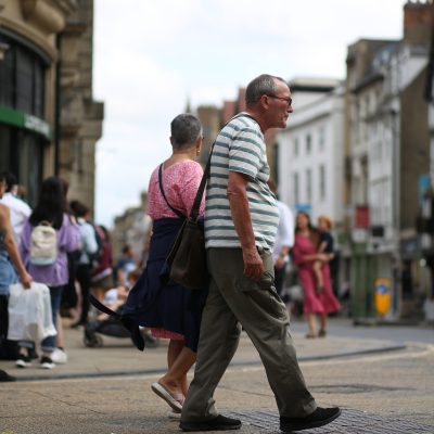 Photo of beople on the street in Oxford, UK by Elena Gallina