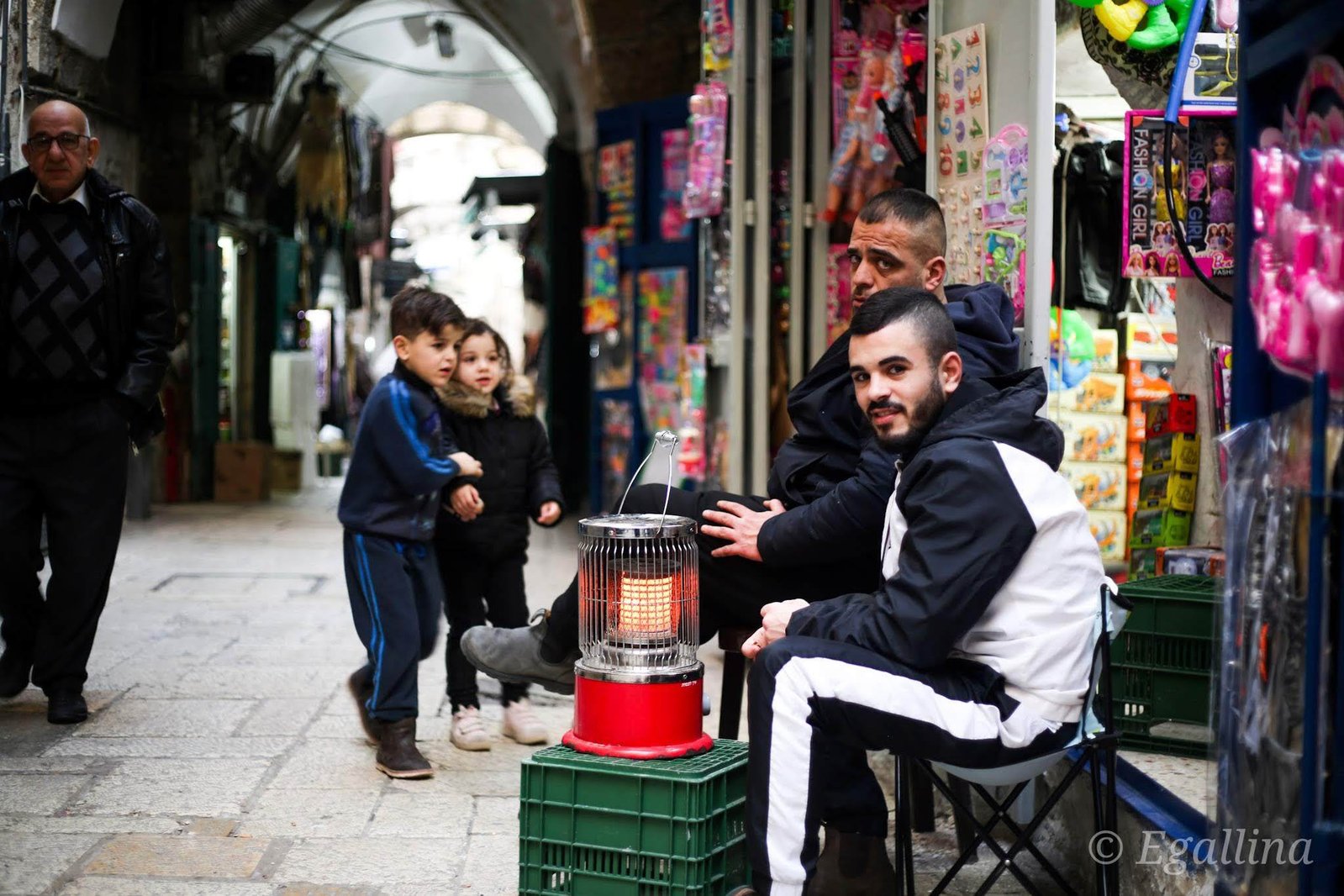 Photo of people on the street in Jerusalem
