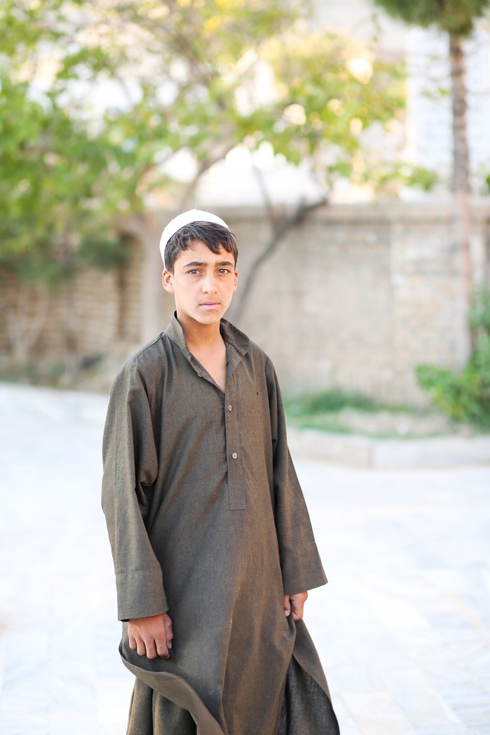 Photo of a teen boy in Herat