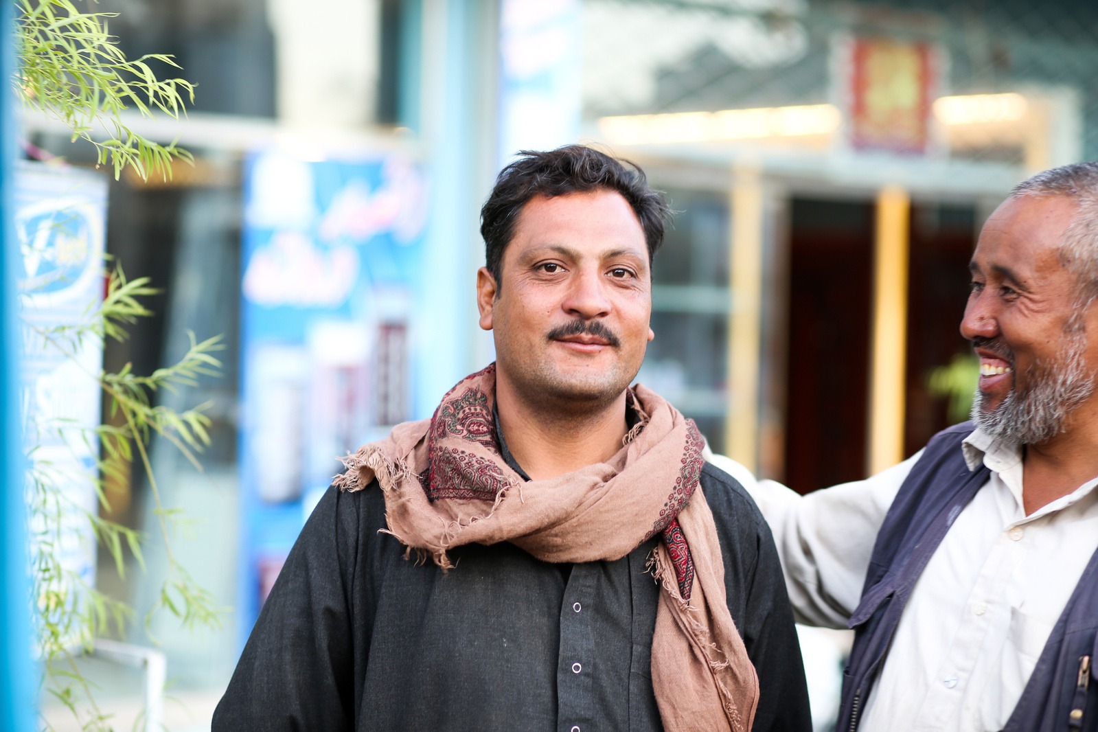 Photo of a man in a scarf in Herat