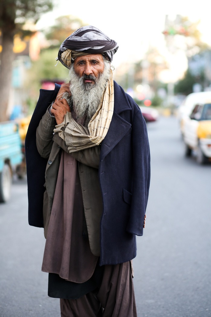 Photo of an old man in Herat
